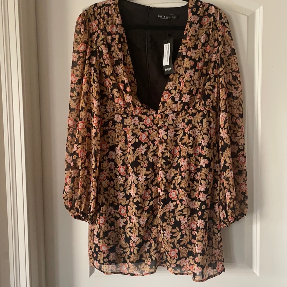 Multicolor mini dress from Nasty gal